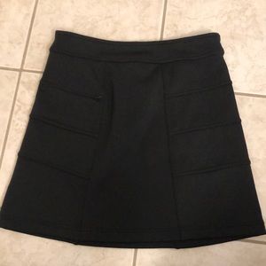 Black Athleta skirt with fleece lining